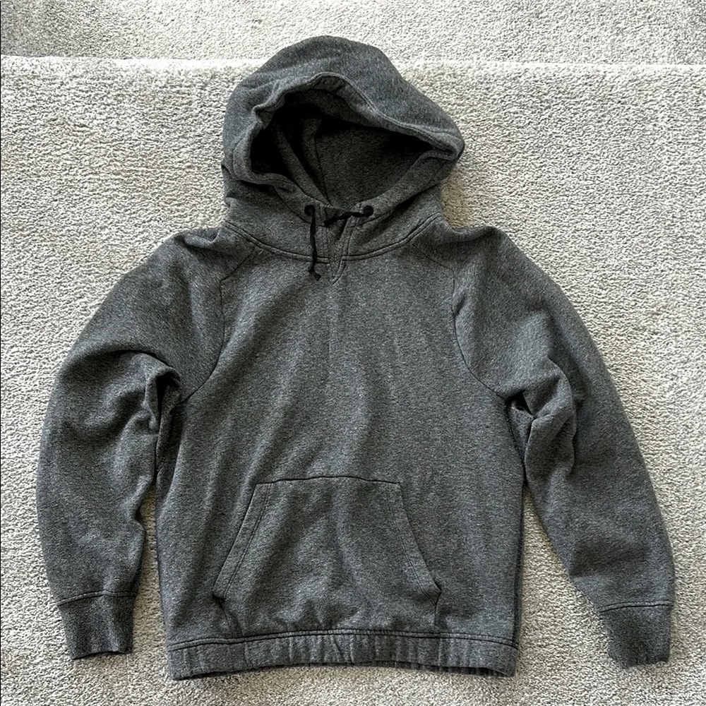 Lululemon Grey Hooded Pullover Sweatshirt - Picture 1 of 8